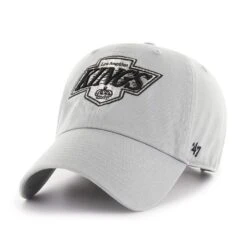 '47 BRAND Los Angeles Kings 47 Brand NHL Clean Up Vintage Adjustable Hat -Top Hockey 47 brand hats los angeles kings 47 brand nhl clean up vintage adjustable hat grey osfm 29023037194306