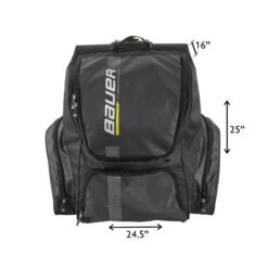 Bauer Elite Junior Backpack Wheeled Hockey Bag -Top Hockey bauer backpack hockey bags bauer elite junior backpack wheeled hockey bag black jr 28989056450626