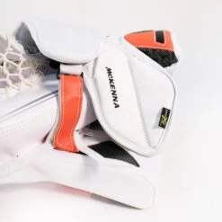 Bauer Supreme NHL Custom Senior Goalie Catcher & Blocker Set - Pro Stock - Mike McKenna -Top Hockey bauer catcher and blocker set bauer supreme nhl custom senior goalie catcher blocker set pro stock mike mckenna 28896688046146