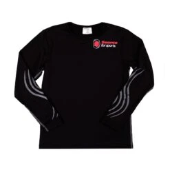 Blue Sports Compression Long Sleeve Senior Shirt