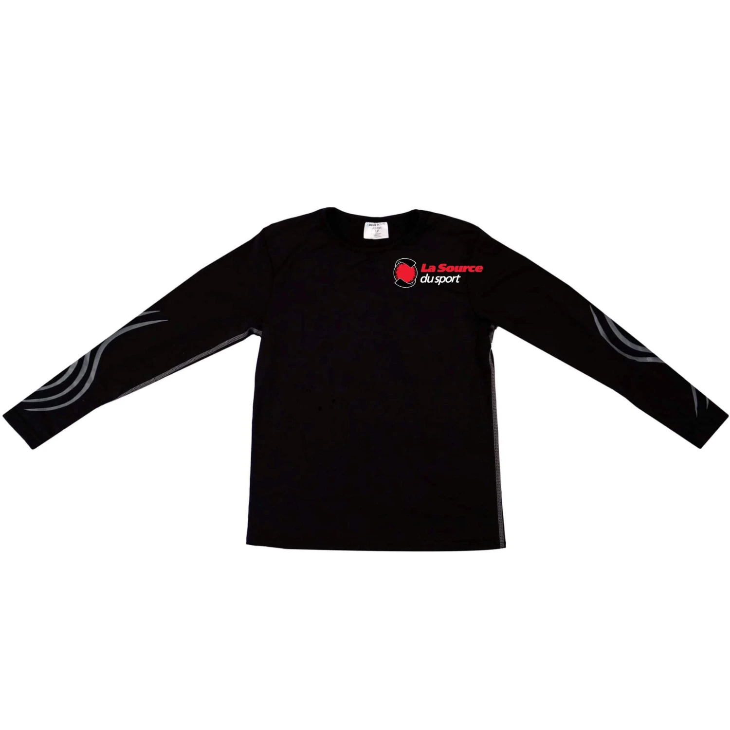 Blue Sports Compression Longsleeve Senior Shirt - French Logo 1 Blue Sports Compression Longsleeve Senior Shirt - French Logo