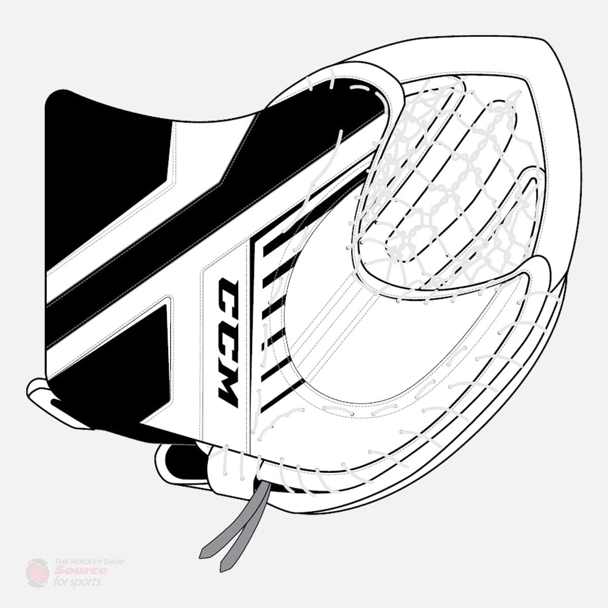 CCM Axis A1.9 Intermediate Goalie Catcher 17 CCM Axis A1.9 Intermediate Goalie Catcher - Image 17