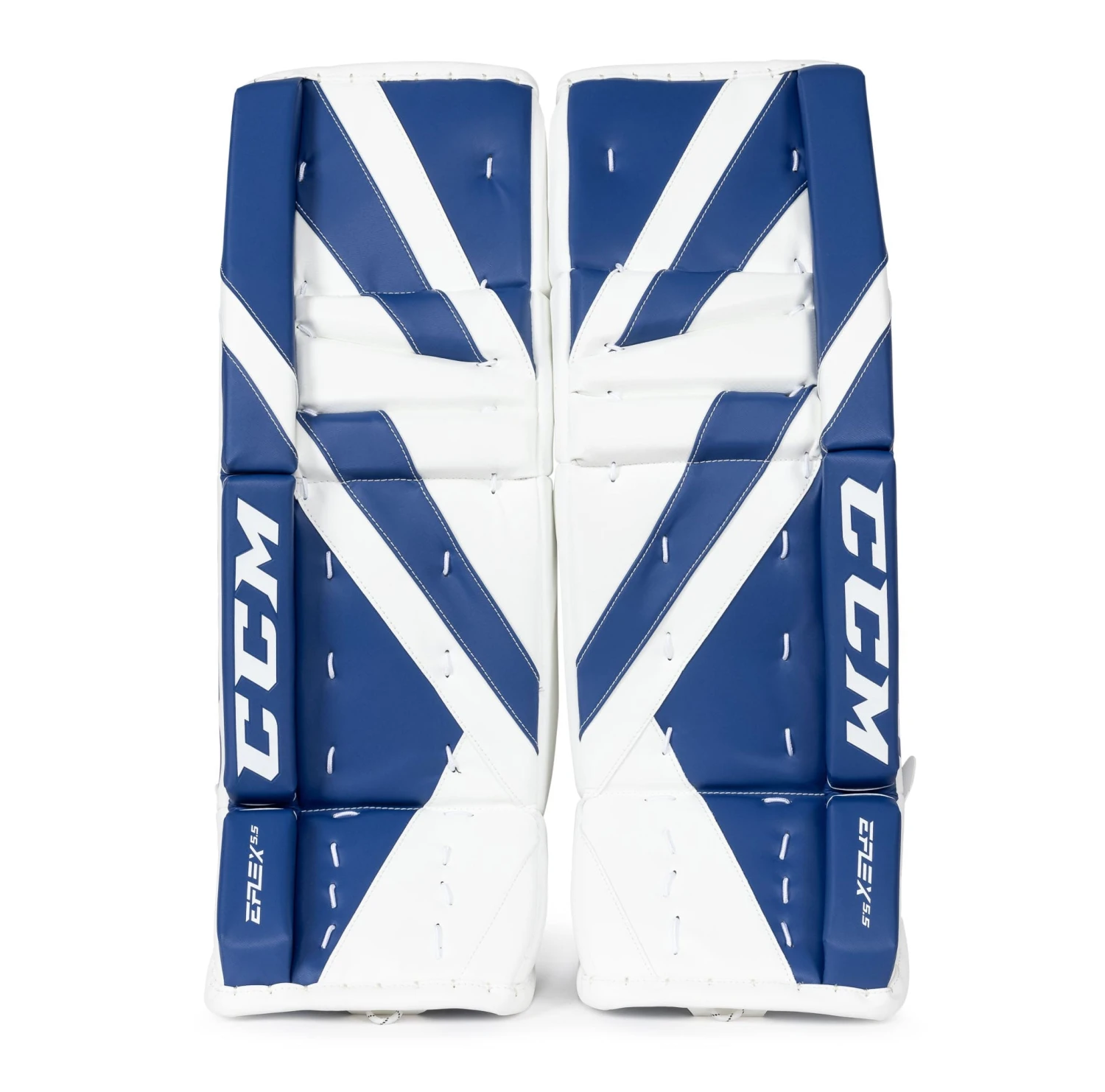 CCM Extreme Flex E5.5 Junior Goalie Leg Pads 1 CCM Extreme Flex E5.5 Junior Goalie Leg Pads