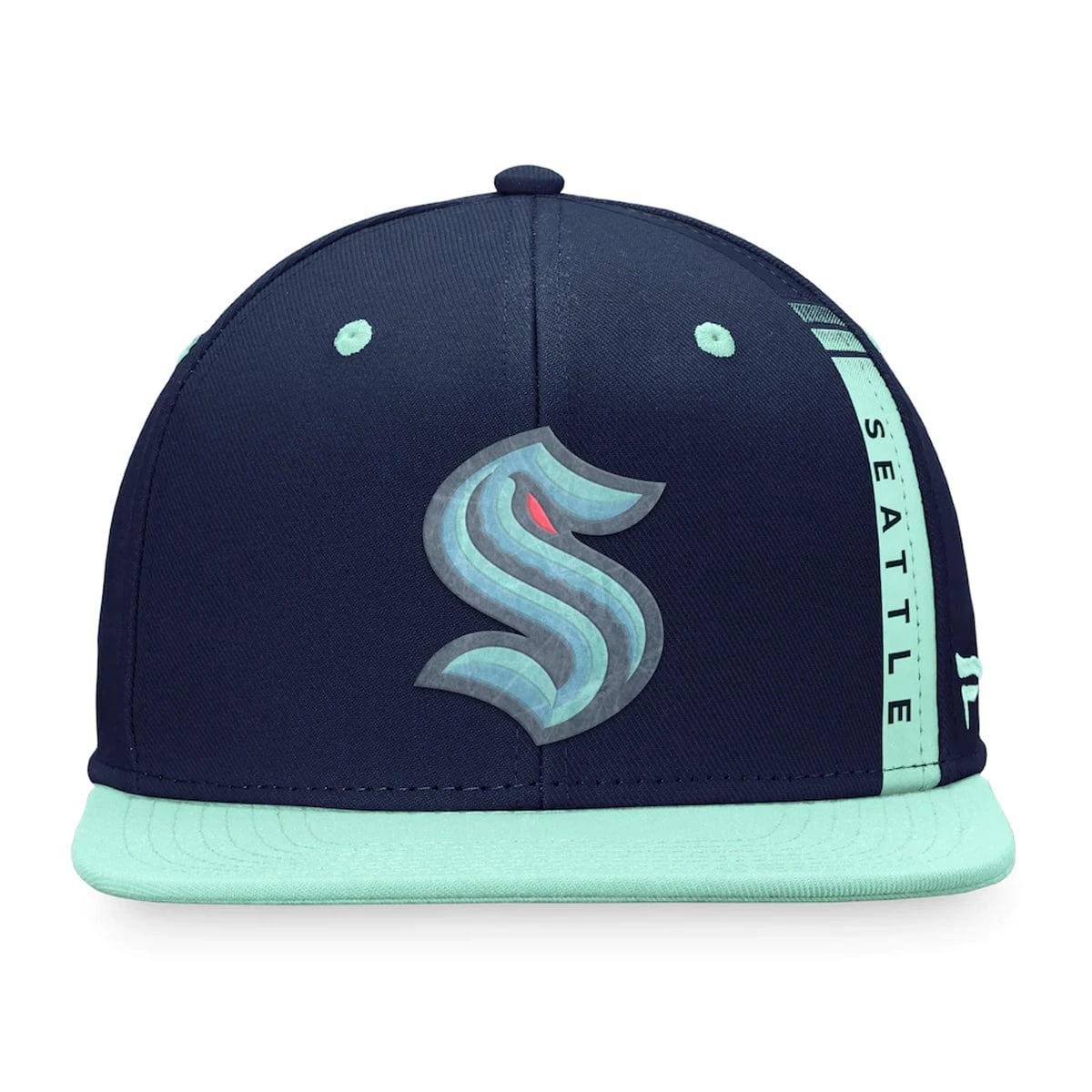 Seattle Kraken Fanatics Authentic Pro Draft Snapback Hat 2 Seattle Kraken Fanatics Authentic Pro Draft Snapback Hat - Image 2