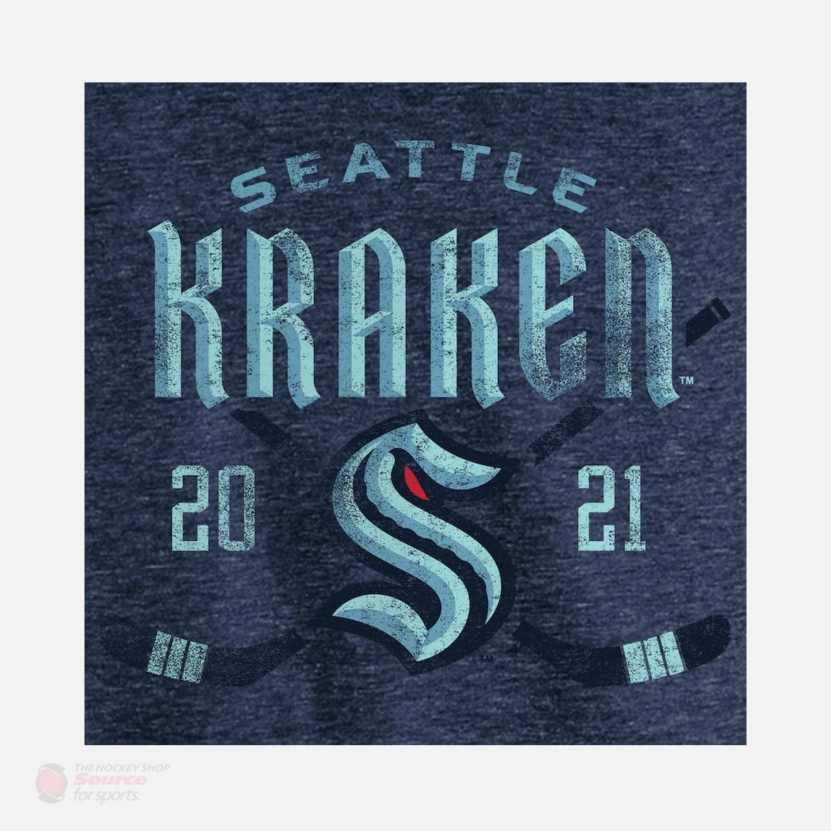 Seattle Kraken Fanatics Line Shift Tri-Blend Mens Shirt 4 Seattle Kraken Fanatics Line Shift Tri-Blend Mens Shirt - Image 4