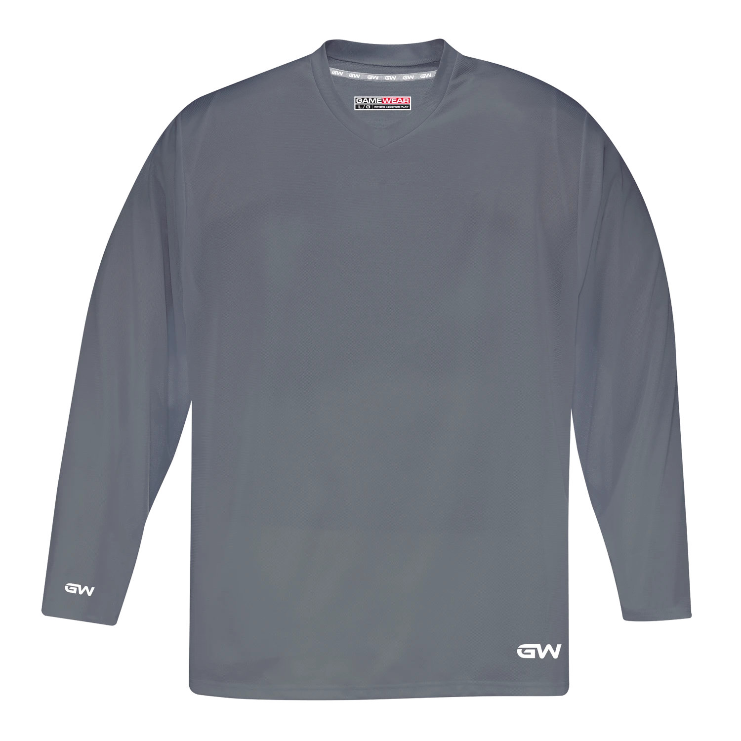 GameWear GW5500 ProLite Series Junior Hockey Practice Jersey - Grey 1 GameWear GW5500 ProLite Series Junior Hockey Practice Jersey - Grey
