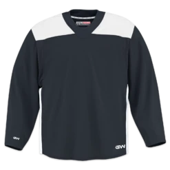 GameWear GW6500 ProLite Series Junior Hockey Practice Jersey - Black / White