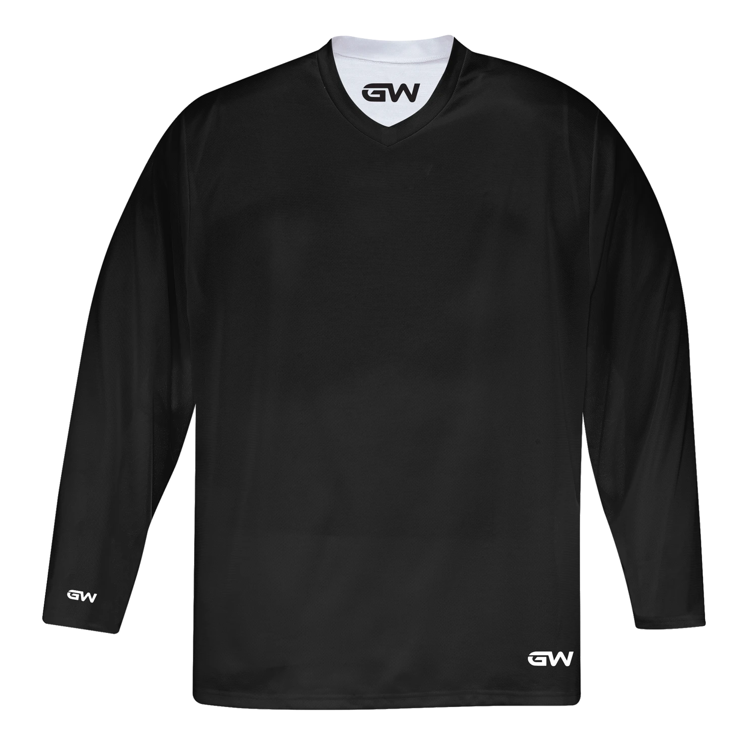 GameWear GW7500 ProLite Series Reversible Junior Hockey Practice Jersey - Black / White 1 GameWear GW7500 ProLite Series Reversible Junior Hockey Practice Jersey - Black / White