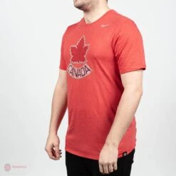 Hockey Canada Nike Distressed Tri-Blend Mens Shirt -Top Hockey nike shirts hockey canada nike distressed tri blend mens shirt 4528808034370