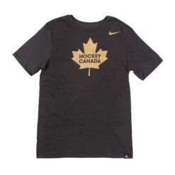 Hockey Canada Nike Distressed Tri-Blend Mens Shirt -Top Hockey nike shirts hockey canada nike distressed tri blend mens shirt black gold s 28744404500546