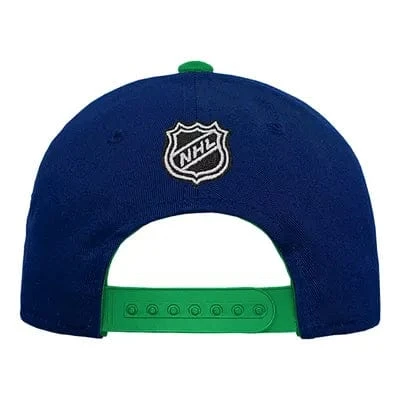 Vancouver Canucks Outer Stuff NHL Precurve Youth Snapback Adjustable Hat 2 Vancouver Canucks Outer Stuff NHL Precurve Youth Snapback Adjustable Hat - Image 2