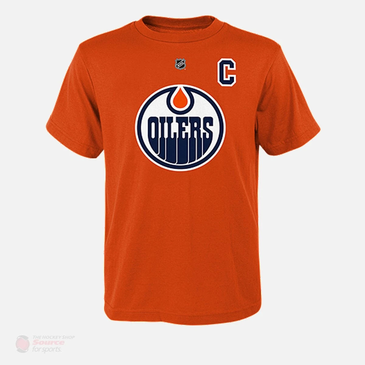 Edmonton Oilers Outer Stuff Name & Number Youth Shirt - Connor McDavid 2 Edmonton Oilers Outer Stuff Name & Number Youth Shirt - Connor McDavid - Image 2