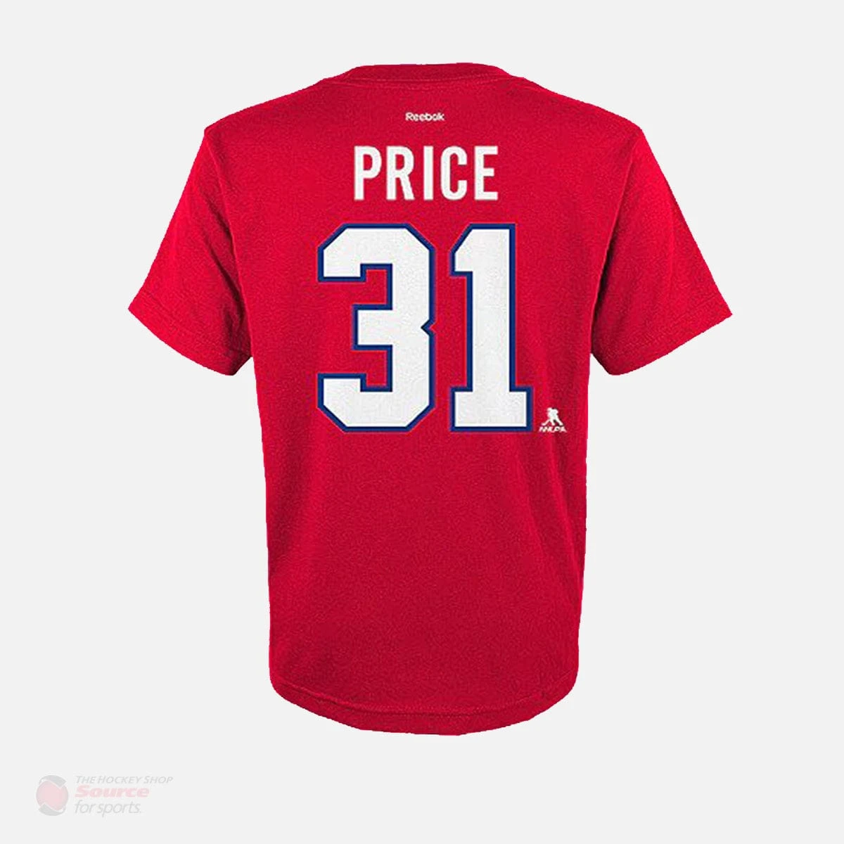 Montreal Canadiens Outer Stuff Name & Number Youth Shirt - Carey Price 3 Montreal Canadiens Outer Stuff Name & Number Youth Shirt - Carey Price - Image 3