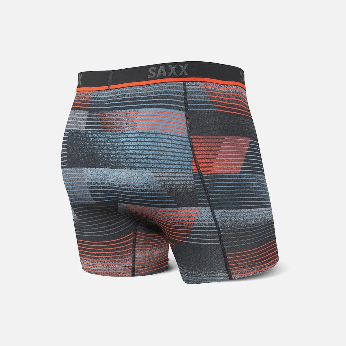 Saxx Kinetic HD Boxers - Black Sonic Stripe 2 Saxx Kinetic HD Boxers - Black Sonic Stripe - Image 2