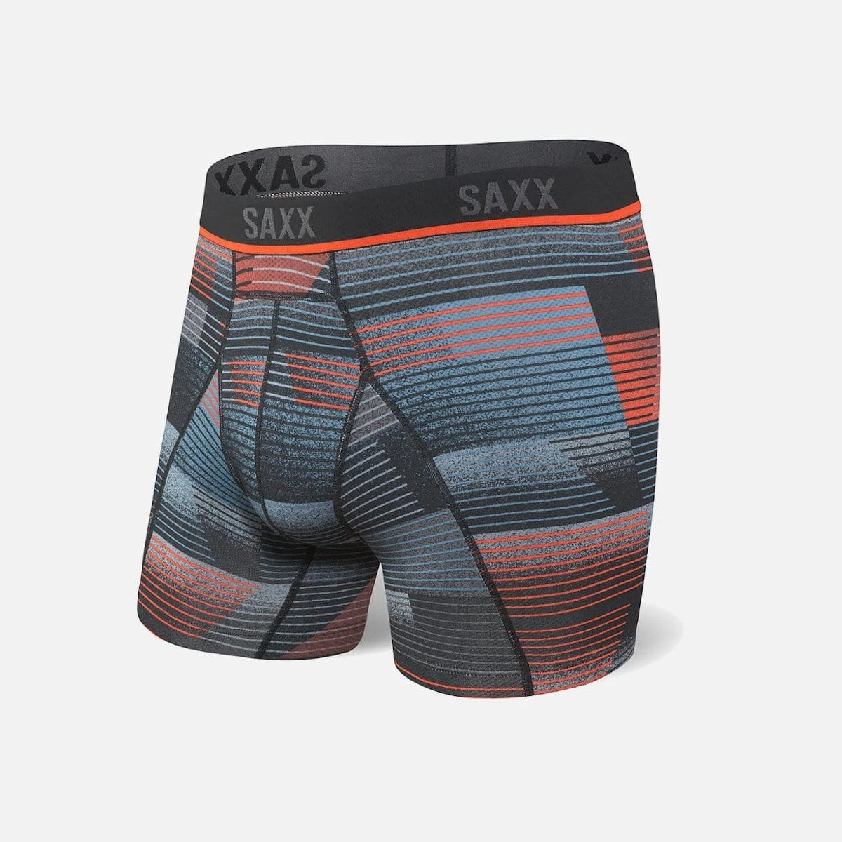 Saxx Kinetic HD Boxers - Black Sonic Stripe 1 Saxx Kinetic HD Boxers - Black Sonic Stripe
