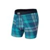 Saxx Ultra Boxers - Blue Free Fall Plaid