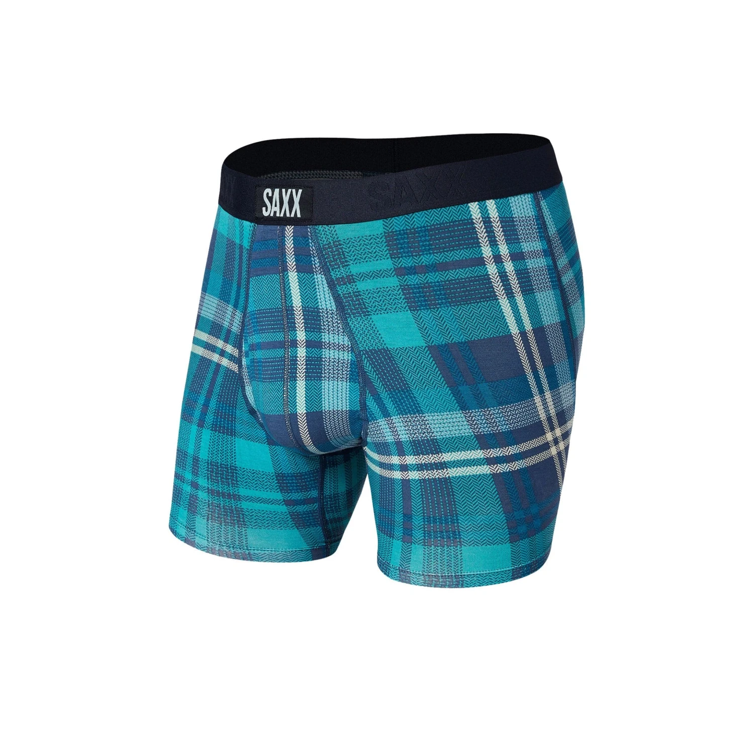 Saxx Ultra Boxers - Blue Free Fall Plaid 1 Saxx Ultra Boxers - Blue Free Fall Plaid