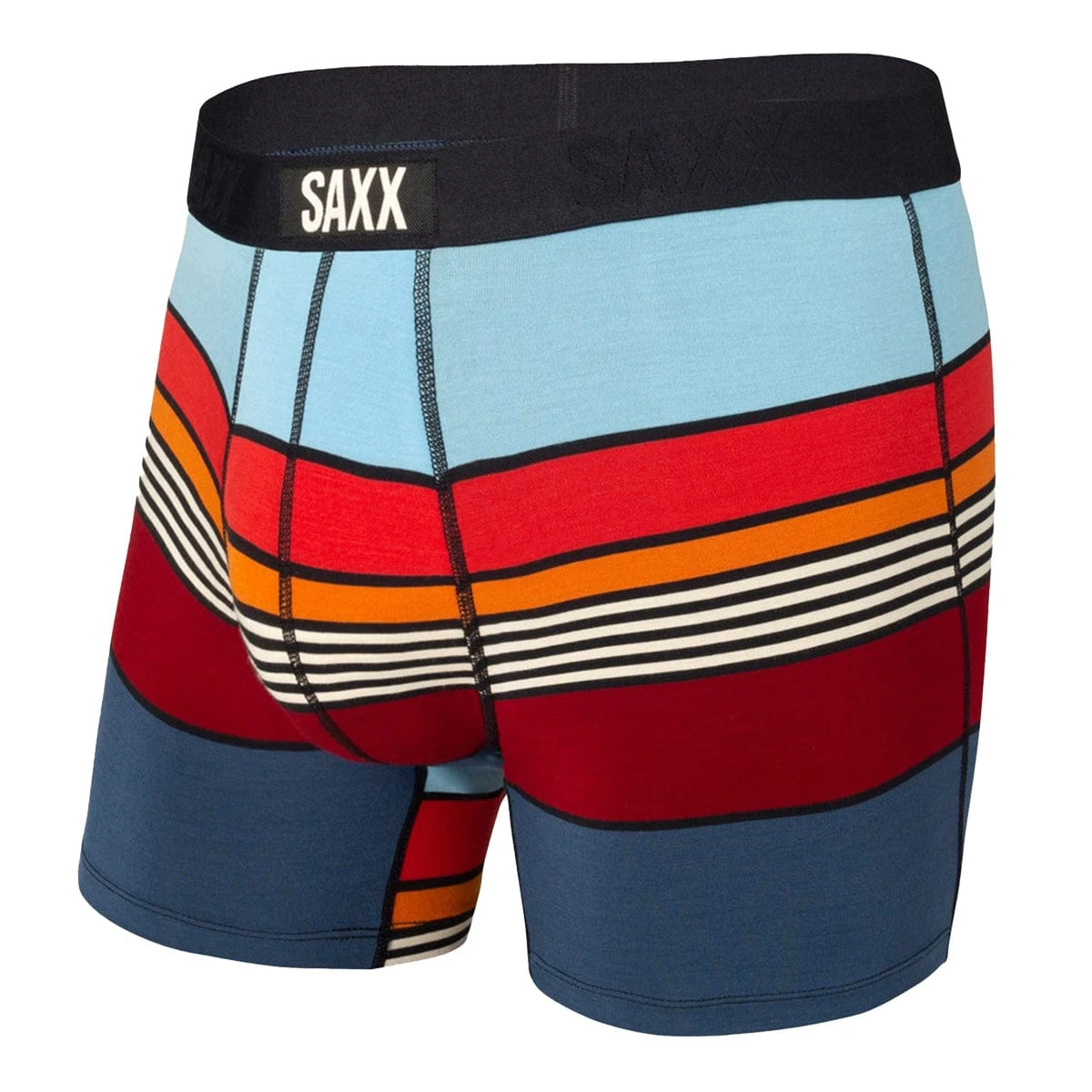 Saxx Vibe Boxers - Navy Super Stripe 1 Saxx Vibe Boxers - Navy Super Stripe