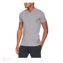 Under Armour Core V-Neck Men's Shirt -Top Hockey under armour shirts under armour core v neck men s shirt grey s 28744460566594