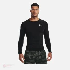 Under Armour HeatGear Compression Longsleeve Mens Shirt -Top Hockey under armour shirts under armour heatgear compression longsleeve mens shirt 28292711546946