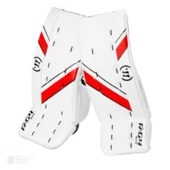 Warrior Ritual G4 Youth Goalie Leg Pads -Top Hockey warrior leg pads warrior ritual g4 youth goalie leg pads white black red 19 5 28744343224386